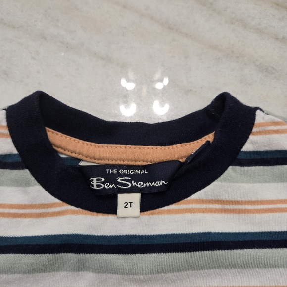 Ben Sherman 3 Pcs Set Quilted Sweatshirt 2T Boys Teal Burnt Orange Navy Blue - Picture 6 of 16
